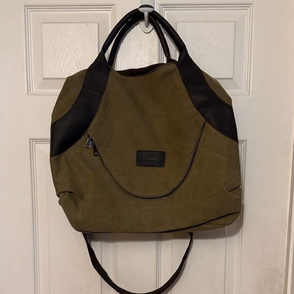 Olive and Black Bag - Picture 1 of 1
